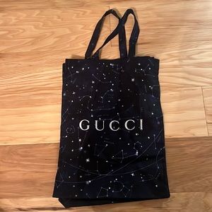 Gucci cloth shopping bag